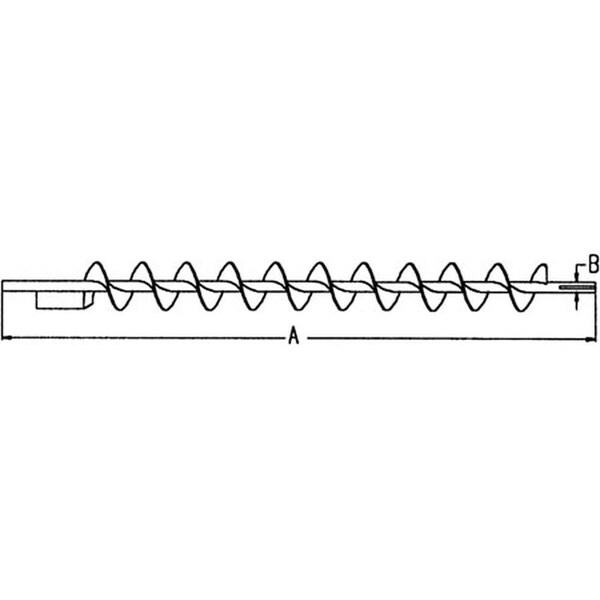 Aftermarket AH125895 Combine Tailings Upper Auger Fits JD CTS CTS II 9400 9410 9450 9500 + COH60-0076 - main